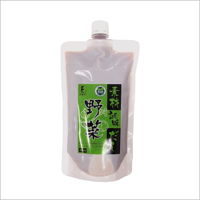 素材調味だし 野菜400ml パッケージ
