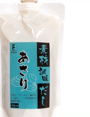 素材調味だし あさり 商品パッケージ