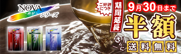NOVAシリーズ 半額＆送料無料